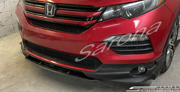 Custom Honda Pilot  SUV/SAV/Crossover Front Lip/Splitter (2016 - 2018) - $470.00 (Part #HD-026-FA)